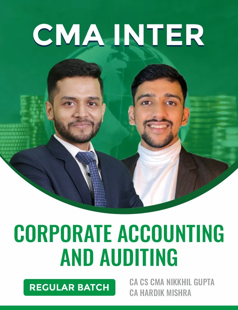 CORPORATE ACCOUNTING AND AUDITING - By CA CS CMA NIKKHIL GUPTA , CA HARDIK MISHRA